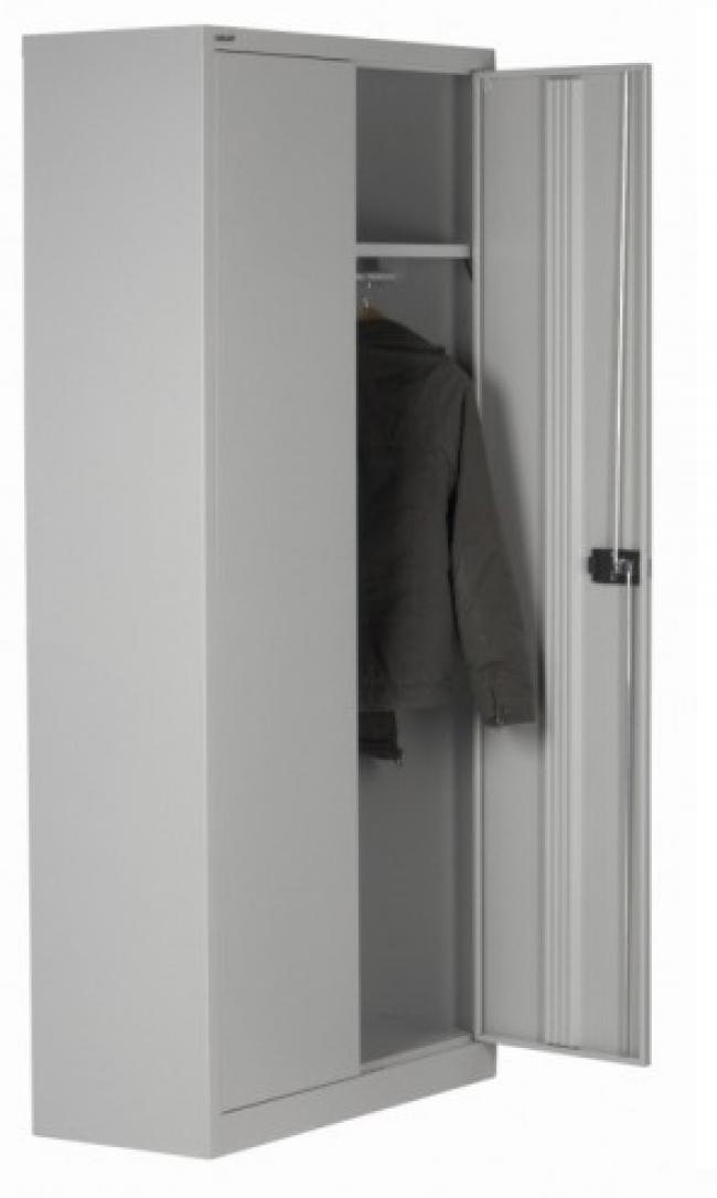 Bisley Garderobenschrank | Aktenschrank aus Metall 5 Ordnerhöhen in