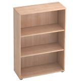 Aktenregal 3 Ordnerhöhen LIGHT | 80 cm breit | Nussbaum hell Aktenregal 3 Ordnerhöhen LIGHT | 80 cm breit | Nussbaum hell