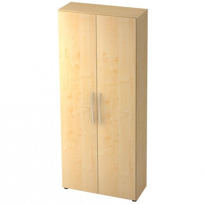 Aktenschrank 5 Ordnerhöhen | Breite 80 cm | Sockelgleiter schwarz