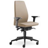 Bürostuhl Drehstuhl ENCIMA | inklusive Armlehnen | Bezug Milky Brown Bürostuhl Drehstuhl ENCIMA | inklusive Armlehnen | Bezug Milky Brown