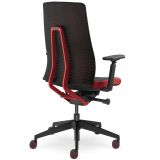 Bürostuhl Drehstuhl FollowMe RED | inklusive Armlehnen | Bezug schwarz rot Bürostuhl Drehstuhl FollowMe RED | inklusive Armlehnen | Bezug schwarz rot
