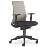 Bürostuhl Drehstuhl LOOK | Rückenbezug Caramel Brown Bürostuhl Drehstuhl LOOK | Rückenbezug Caramel Brown