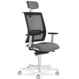B�rostuhl Drehstuhl LYRA | Sitzbezug Blizzard Grey