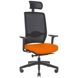 Bürostuhl Drehstuhl VERIS Net | Sitzbezug Mandarin Orange Bürostuhl Drehstuhl VERIS Net | Sitzbezug Mandarin Orange