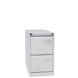 H�ngeregistraturschrank STEEL | Breite 40 cm | 2 Schubladen | Lichtgrau