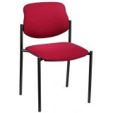 Besucherstuhl FORUM | Gestell schwarz | ohne Armlehnen | Stoff Salsa Red Besucherstuhl FORUM | Gestell schwarz | ohne Armlehnen | Stoff Salsa Red