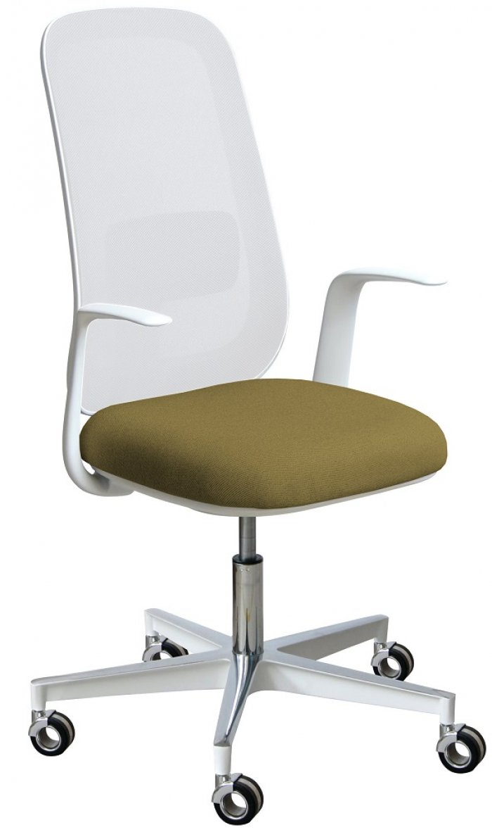 | olive patentierter Bürostuhl Technologie mit 360° | Wellness Drehstuhl Drehstuhl Design grün Bezug Skate