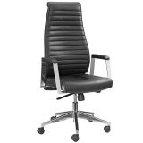 Chefsessel Ledersessel COMFORT | mit Armlehnen | Echtleder schwarz