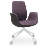 Drehstuhl Konferenzstuhl ELLIE Pro | Schurwolle zweifarbig | Deep Burgundy / Dark Lilac Drehstuhl Konferenzstuhl ELLIE Pro | Schurwolle zweifarbig | Deep Burgundy / Dark Lilac