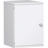Fl�gelt�renschrank 2 OH STYLE | 60 cm breit | Korpus Wei� | Front Wei�
