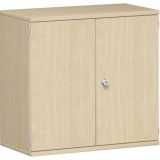 Fl�gelt�renschrank 2 OH STYLE | 80 cm breit | Korpus Ahorn hell | Front Ahorn hell