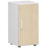 Flügeltürenschrank 2 Ordnerhöhen LIFE | 40 cm breit | Weiss / Ahorn hell Flügeltürenschrank 2 Ordnerhöhen LIFE | 40 cm breit | Weiss / Ahorn hell