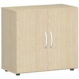 Fl�gelt�renschrank 2 Ordnerh�hen LIFE | 80 cm breit | Ahorn hell