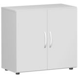 Fl�gelt�renschrank 2 Ordnerh�hen LIFE | 80 cm breit | Hellgrau