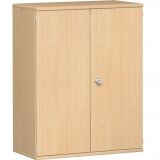 Fl�gelt�renschrank 3 OH STYLE | 100 cm breit | Korpus Buche Natur | Front Buche Natur