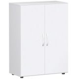 Flügeltürenschrank 3 Ordnerhöhen LIFE | 80 cm breit | Weiss Flügeltürenschrank 3 Ordnerhöhen LIFE | 80 cm breit | Weiss