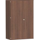 Fl�gelt�renschrank 5 OH STYLE | 120 cm breit | Korpus Nussbaum | Front Nussbaum