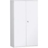 Fl�gelt�renschrank 6 OH STYLE | 120 cm breit | Korpus Weiss | Front Weiss