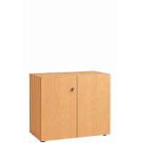 Fl�gelt�renschrank COMFORT 2 Ordnerh�hen | Breite 80 cm | Buche
