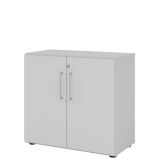 Fl�gelt�renschrank SMART 2 Ordnerh�hen | Breite 80 cm | Lichtgrau/Lichtgrau