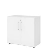 Fl�gelt�renschrank SMART 2 Ordnerh�hen | Breite 80 cm | Wei� classic/Wei� classic