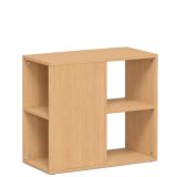 Anstellcontainer LIFE | mit 2 Fachböden | Buche Natur