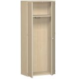 Garderobenschrank 5 OH STYLE | 80 cm breit | Korpus Ahorn hell | Front Ahorn hell