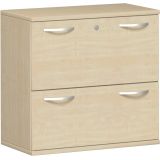 Hängeregisterschrank 2 Ordnerhöhen STYLE | 80 cm breit | Dekor Ahorn hell