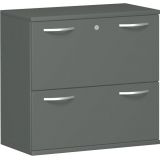 Hängeregisterschrank 2 Ordnerhöhen STYLE | 80 cm breit | Dekor Graphit