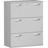 Hängeregisterschrank 3 Ordnerhöhen STYLE | 100 cm breit | Dekor Hellgrau