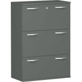 Hängeregisterschrank 3 Ordnerhöhen STYLE | 80 cm breit | Dekor Graphit