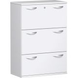 Hängeregisterschrank 3 Ordnerhöhen STYLE | 80 cm breit | Dekor Weiß