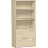 Hängeregisterschrank 5 Ordnerhöhen STYLE | 100 cm breit | Dekor Ahorn hell