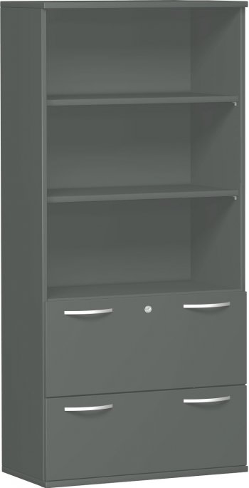 Hängeregisterschrank 5 Ordnerhöhen | Breite 100 cm | fertig montiert