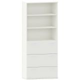 Hängeregisterschrank 6 Ordnerhöhen STYLE | 100 cm breit | Dekor Weiss