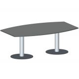 Konferenztisch STYLE | 200 x 80/120 cm | Graphit 