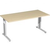 Schreibtisch LIFE | 160 x 80 cm | Ahorn hell
