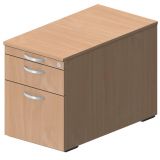 Rollcontainer STYLE | 80 cm tief | mit Hängeregistratur + Utensilienauszug | Buche Natur