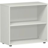 Regal 2 Ordnerh�hen LIFE | 80 cm breit | Hellgrau