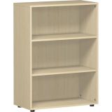 Regal 3 Ordnerh�hen LIFE | 80 cm breit | Ahorn hell