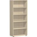 Regal 5 Ordnerh�hen LIFE | 80 cm breit | Ahorn hell