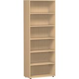 Regal 6 Ordnerh�hen LIFE | 80 cm breit | Buche Natur