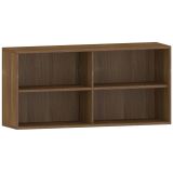 Regal 2 Ordnerhöhen STYLE | 160 cm breit | Nussbaum