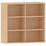 Regal 3 Ordnerhöhen STYLE | 120 cm breit | Buche Natur