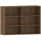 Regal 3 Ordnerhöhen STYLE | 160 cm breit | Nussbaum