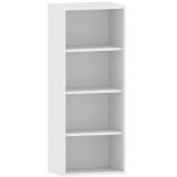 Regal 4 Ordnerhöhen STYLE | 60 cm breit | Weiß