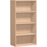 Regal 4 Ordnerhöhen STYLE | 80 cm breit | Buche Natur