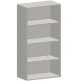 Regal 4 Ordnerhöhen STYLE | 80 cm breit | Hellgrau