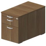 Rollcontainer STYLE | 80 cm tief | mit H�ngeregistratur + Utensilienauszug | Nussbaum