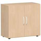 Fl�gelt�renschrank 2 Ordnerh�hen LIFE | 80 cm breit | Buche Natur